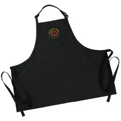 Bib Apron with Three Pockets