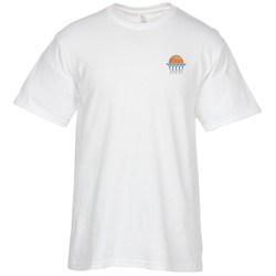 Essential Ring Spun Cotton T-Shirt - Men's - White - Embroidered