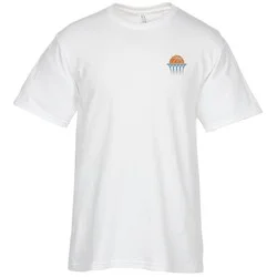 Essential Ring Spun Cotton T-Shirt - Men's - White - Embroidered