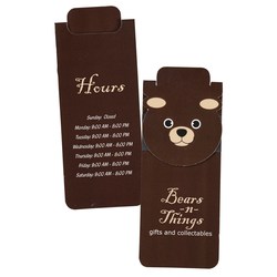 Paws and Claws Magnetic Bookmark - Bear