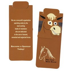 Paws and Claws Magnetic Bookmark - Horse