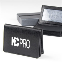 Fold Over Leather Business Card Case  Main Image