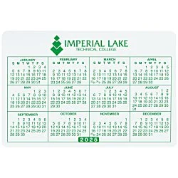 Removable Laptop Calendar - 2-3/4" x 4-1/8"