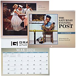 The Saturday Evening Post Large Wall Calendar