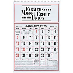 Almanac Wall Calendar - 17" x 11"