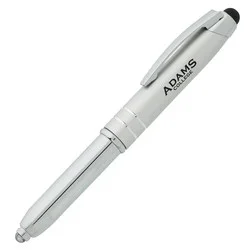 Mercury Stylus Metal Pen with Flashlight - Screen