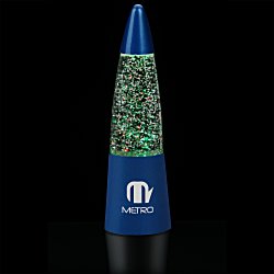 LED Glitter Rocket Lamp