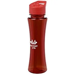 Curve Bottle with Flip Straw Lid - 17 oz.