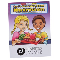 Practice Good Nutrition Coloring Book