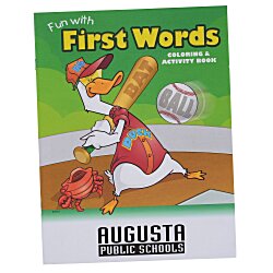 Color & Learn Book - First Words