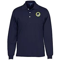 Quick Dry Long Sleeve Pique Polo