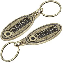 Camden Metal Keychain - Oval