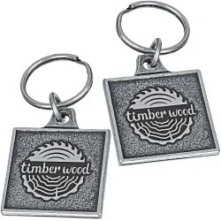 Camden Metal Keychain - Square