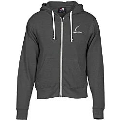 J. America Tri-Blend Full-Zip Hoodie - Screen