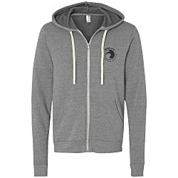 Bella+Canvas Tri-Blend Sponge Fleece Full-Zip Hoodie - Screen