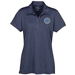 Heathered Jersey Performance Polo - Ladies'