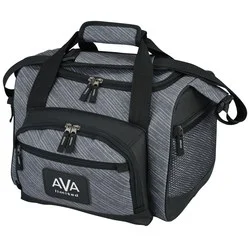 12-Can Convertible Duffel Cooler - Urban Stripes - 24 hr