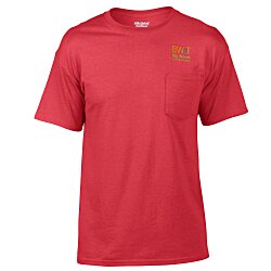 Gildan 5.5 oz. DryBlend 50/50 Pocket T-Shirt - Embroidered - Colors