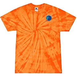 Tie-Dye T-Shirt - Tonal Spider - Embroidered