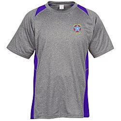 Heather Challenger Colorblock Tee - Men's - Embroidered