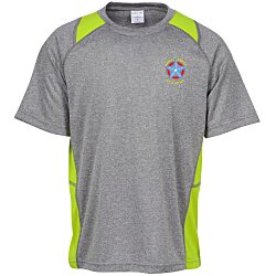 Heather Challenger Colorblock Tee - Youth - Embroidered