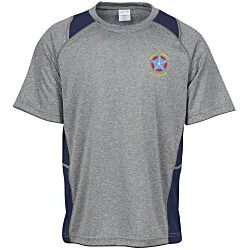 Heather Challenger Colorblock Tee - Youth - Embroidered