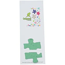 Plant-A-Shape Herb Garden Bookmark - Puzzle Piece