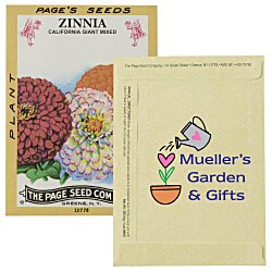 Antique Series Seed Packet - Giant Zinnia