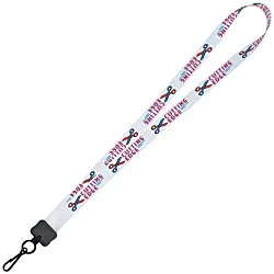 Dye-Sub Lanyard - 3/4" - 36" - Metal Swivel Snap Hook