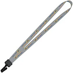 Dye-Sub Lanyard - 3/4" - 34" - Plastic Bulldog Clip