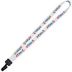 Dye-Sub Lanyard - 3/4" - 36" - Plastic Bulldog Clip