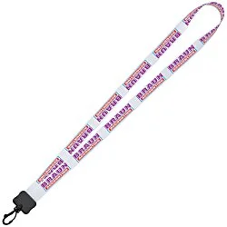 Dye-Sub Lanyard - 3/4" - 36" - Plastic Swivel Snap Hook