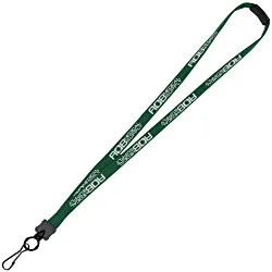 Lanyard with Neck Clasp - 5/8" - 32" - Metal Swivel Snap Hook