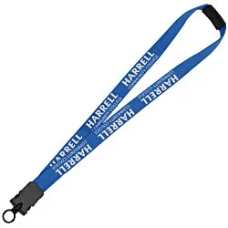 Lanyard with Neck Clasp - 7/8" - 32" - Snap Buckle Release