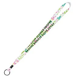 Full Color Ribbon Lanyard - 5/8" - 32" - Metal Split Ring