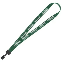 Lanyard - 7/8" - 36" - Large Metal Bulldog Clip