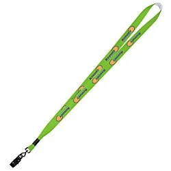 Full Color Ribbon Lanyard - 5/8" - 32" - Metal Bulldog Clip