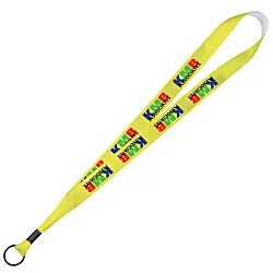 Full Color Ribbon Lanyard - 7/8" - 34" - Metal Split Ring