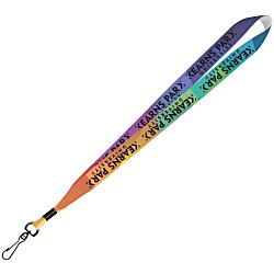 Full Color Ribbon Lanyard - 7/8" - 32" - Metal Swivel Snap Hook