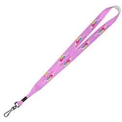 Full Color Ribbon Lanyard - 7/8" - 36" - Metal Swivel Snap Hook