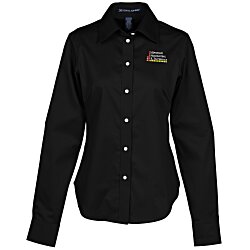 Crown Collection Solid Stretch Twill Shirt - Ladies'