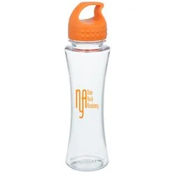Clear Impact Curve Bottle with Crest Lid - 17 oz.