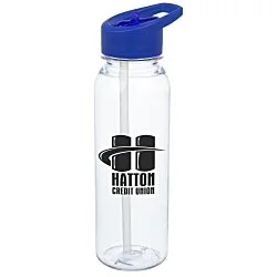 Clear Impact Outdoor Bottle with Flip Straw Lid - 24 oz.