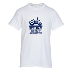 Gildan 6 oz. Ultra Cotton T-Shirt - Men's - Screen - White - 24 hr