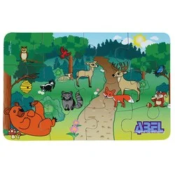 12-Piece Animal Puzzle - Forest