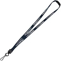 Lanyard with Neck Clasp - 5/8" - 32" - Metal Swivel Snap Hook - 24 hr