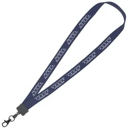 Lanyard - 7/8" - 34" - Metal Lobster Claw - 24 hr