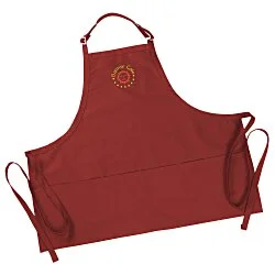 Bib Apron with Three Pockets - 24 hr