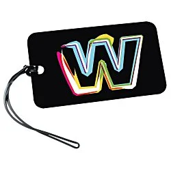 Rectangle POLYspectrum Bag Tag - 3" x 5" - Opaque