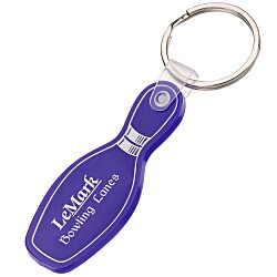 Bowling Pin Soft Keychain - Opaque